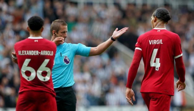 Liverpool Captain Virgil Van Dijk Charged By Fa After Red Card At Newcastle