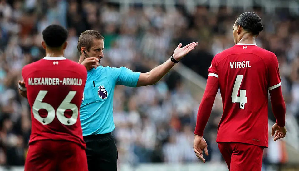 Liverpool Captain Virgil Van Dijk Charged By Fa After Red Card At Newcastle