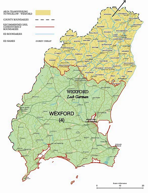 Ireland S New Electoral Map See How Your Area Is Affected After Constituency Review 