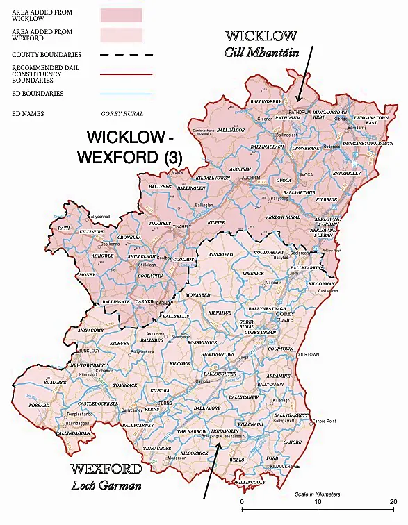 Ireland S New Electoral Map See How Your Area Is Affected After Constituency Review 