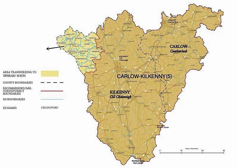 Ireland S New Electoral Map See How Your Area Is Affected After Constituency Review 