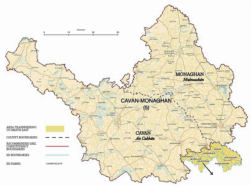 Ireland S New Electoral Map See How Your Area Is Affected After Constituency Review 