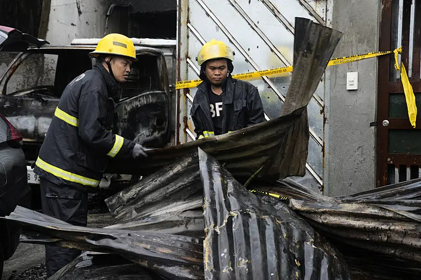 15 Killed In Clothing Factory Fire In The Philippines