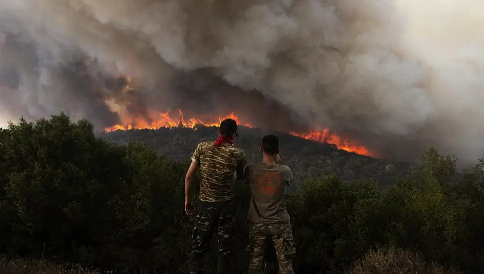 Greece Bolsters Firefighting Forces As Wildfire Burns For 13Th Day