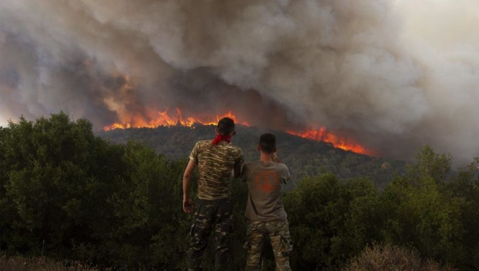 Greece Bolsters Firefighting Forces As Wildfire Burns For 13Th Day