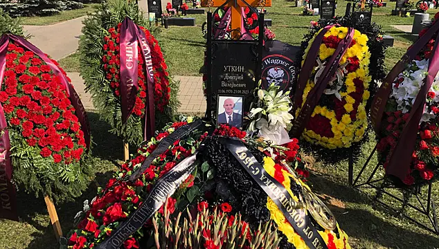 Wagner Mercenary Group’s Second-In-Command Utkin Buried In Quiet Moscow Ceremony