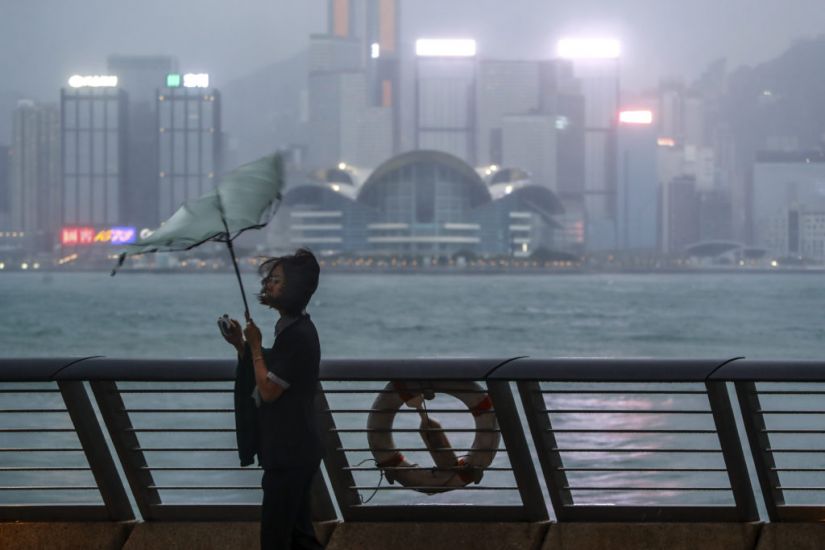 Hong Kong And Other Parts Of China Grind To Near Halt As Typhoon Passes