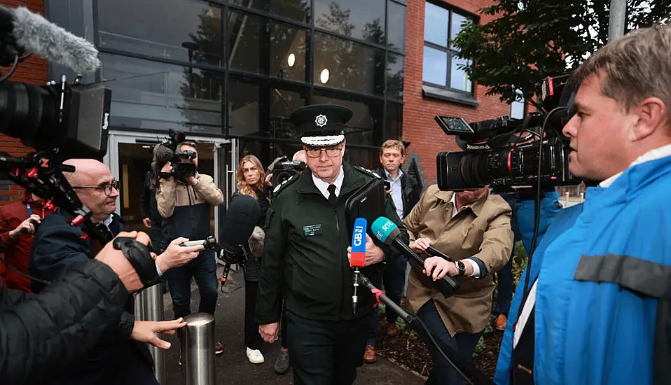 Dup Submits Motion Of No Confidence In Psni Chief Simon Byrne