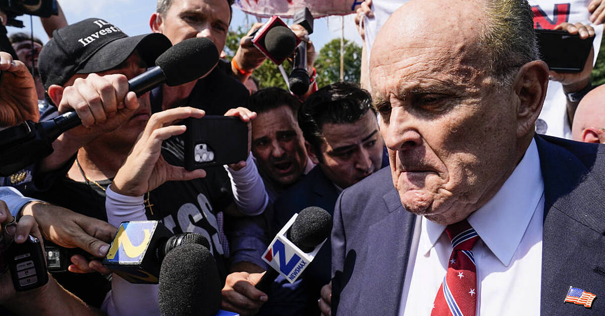 Rudy Giuliani pleads not guilty to charges in Georgia election case