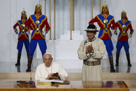 Pope Praises Mongolia’s Religious Freedom Dating Back To Genghis Khan