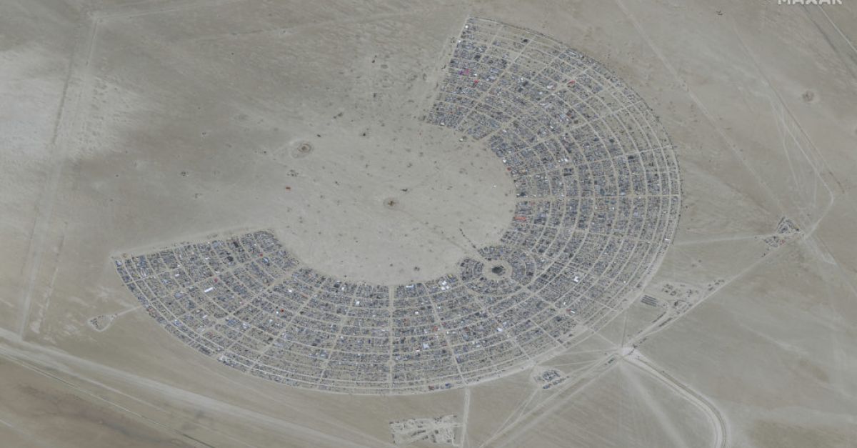 Burning Man revellers told to conserve food and water as event is washed out