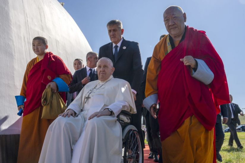 Pope Joins Shamans, Monks And Priests In Mongolia To Highlight Harmony In Faith