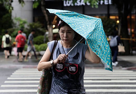 Work, Transport And Classes Suspended As Typhoon Haikui Slams Into Taiwan