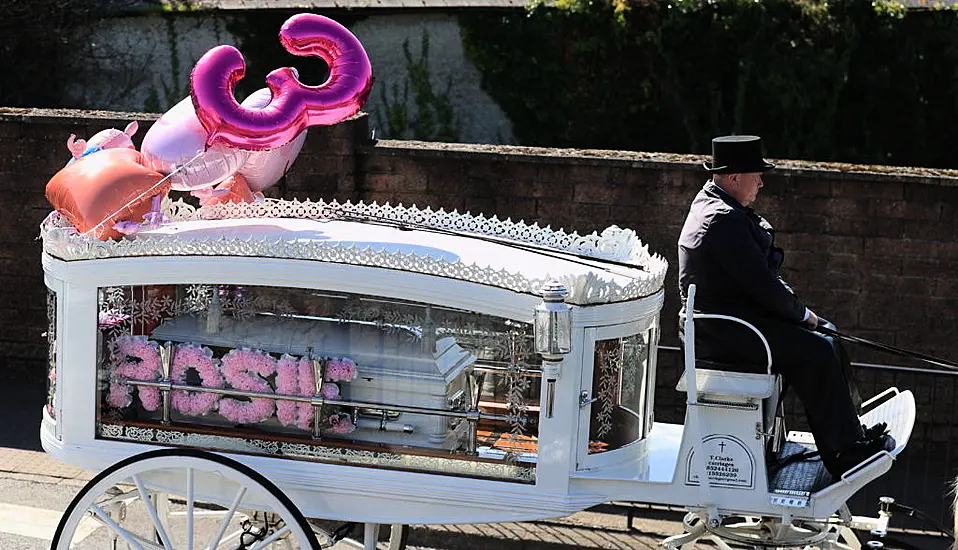 Girl (3) Knocked Down And Killed In Portlaoise Was A ‘Bright Star’, Funeral Hears