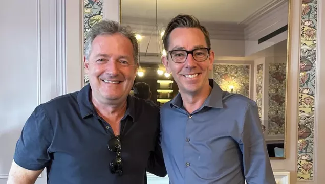 'The Sacked Presenter Club': Piers Morgan Meets Ryan Tubridy In London
