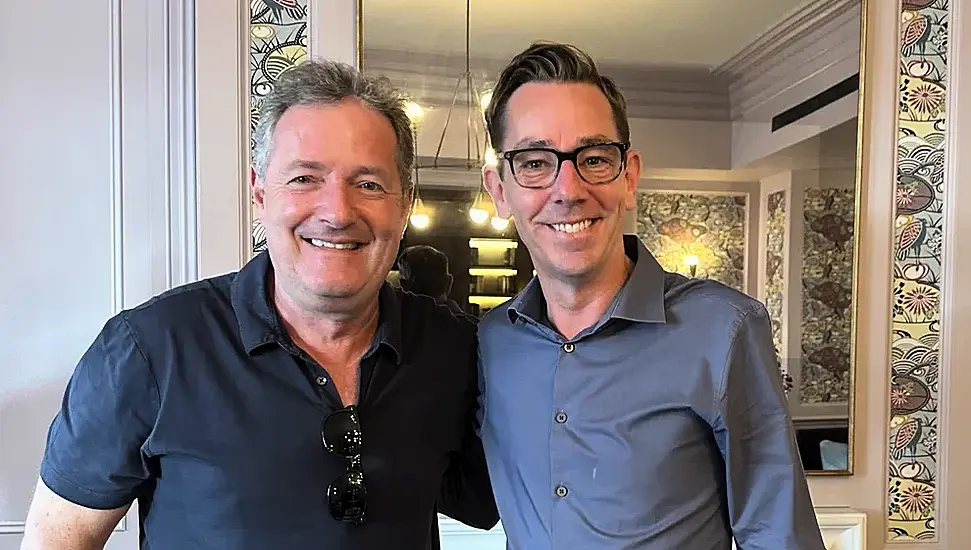 'The Sacked Presenter Club': Piers Morgan Meets Ryan Tubridy In London