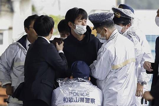 Suspect In Explosives Attack On Japan's Prime Minister Indicted On Attempted Murder Charge