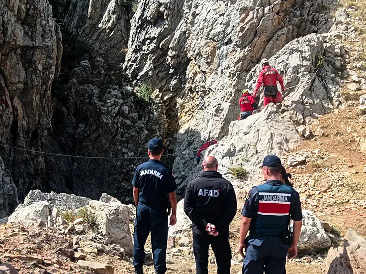 Huge Rescue Operation For Man Trapped In Turkey Cave After Falling Ill