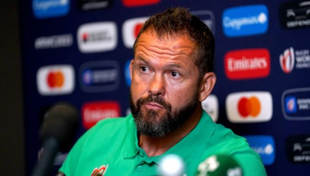 Andy Farrell Expects Ireland To Step Up Quality In World Cup Opener