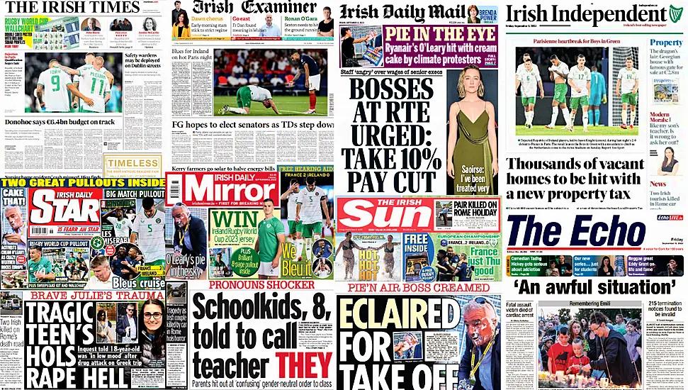 What The Papers Say: Friday's Front Pages