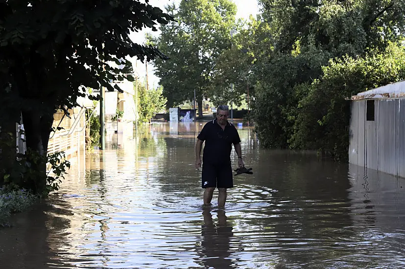 Helicopters Airlift Residents To Safety From Deadly Floods In Central Greece