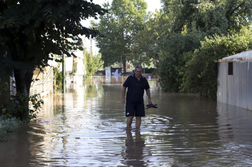 Helicopters Airlift Residents To Safety From Deadly Floods In Central Greece