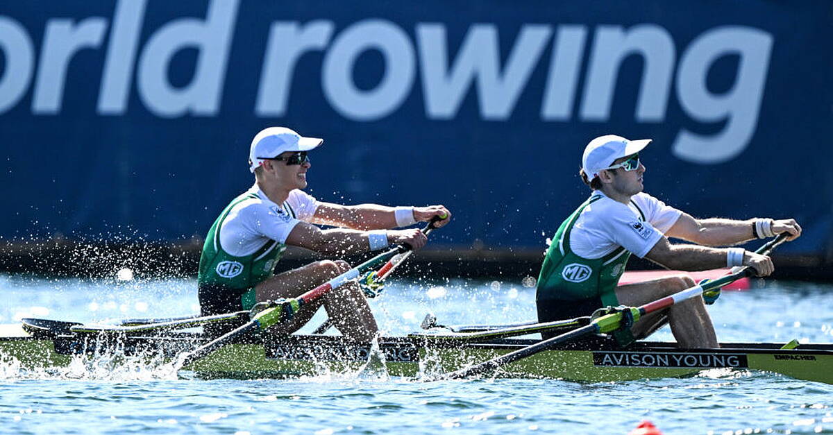 Fintan Mccarthy Rower Fintan McCarthy and Paul O'Donovan retain gold medal at World Rowing ...