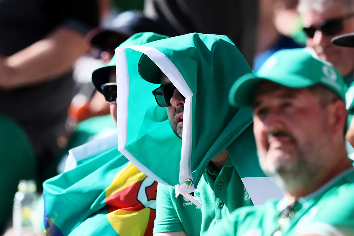 Irish Ingenuity As Temperatures Hit The Mid 30S. Photo: Getty