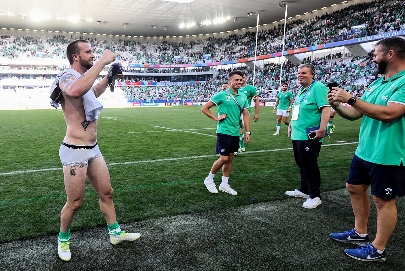 The Heat In Bordeaux Proved Too Much For Mack Hansen. Photo: Inpho