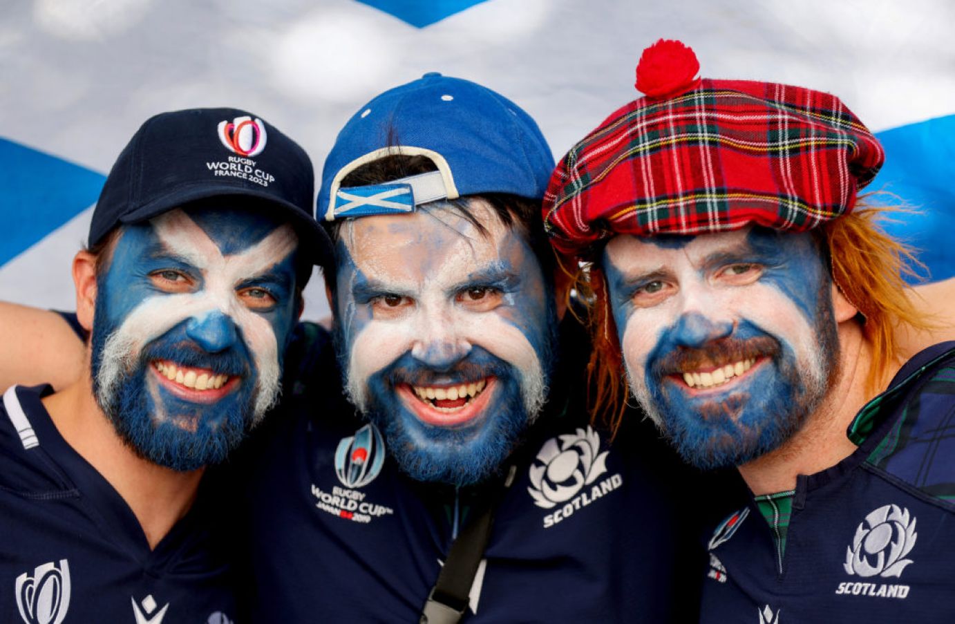 Scotland Fans Before The South Africa Game. Photo: Inpho