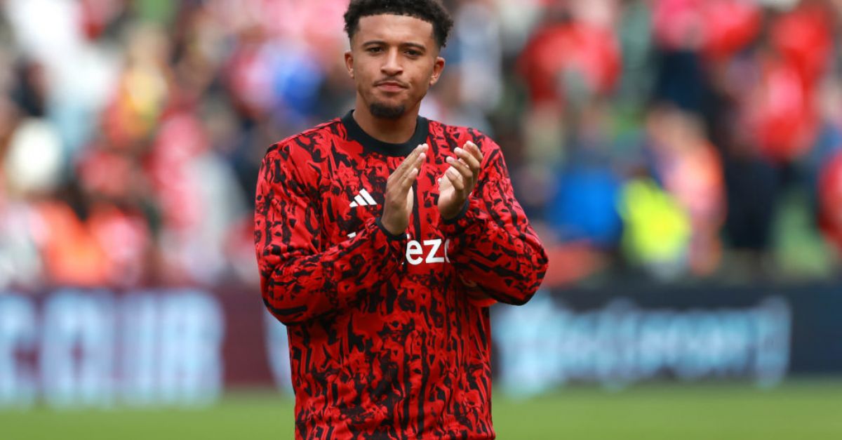 Manchester United v Arsenal: Jadon Sancho stars in pre-season friendly in  New Jersey