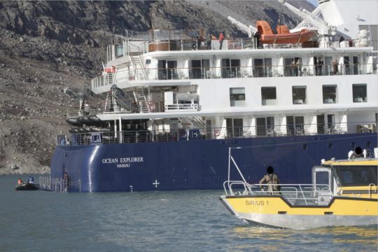 Fishing Vessel In Greenland Will Try To Free Cruise Ship That Ran Aground