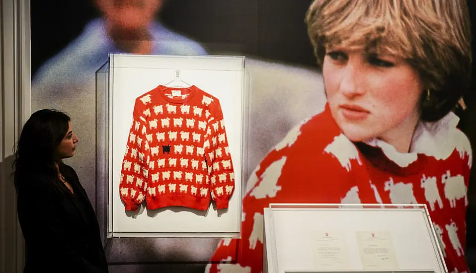 Princess Diana’s Black Sheep Jumper Sells At Auction For €1M