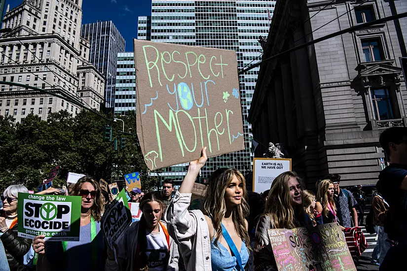 Climate Protesters Demand End To Fossils Fuels As Earth Heats Up