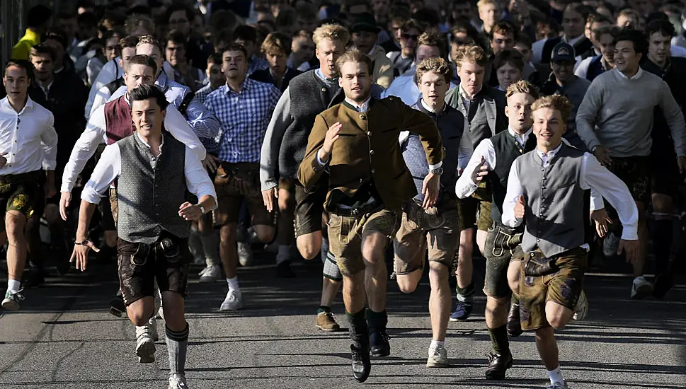 Beer Flows And Crowds Descend On Munich For The Official Start Of Oktoberfest