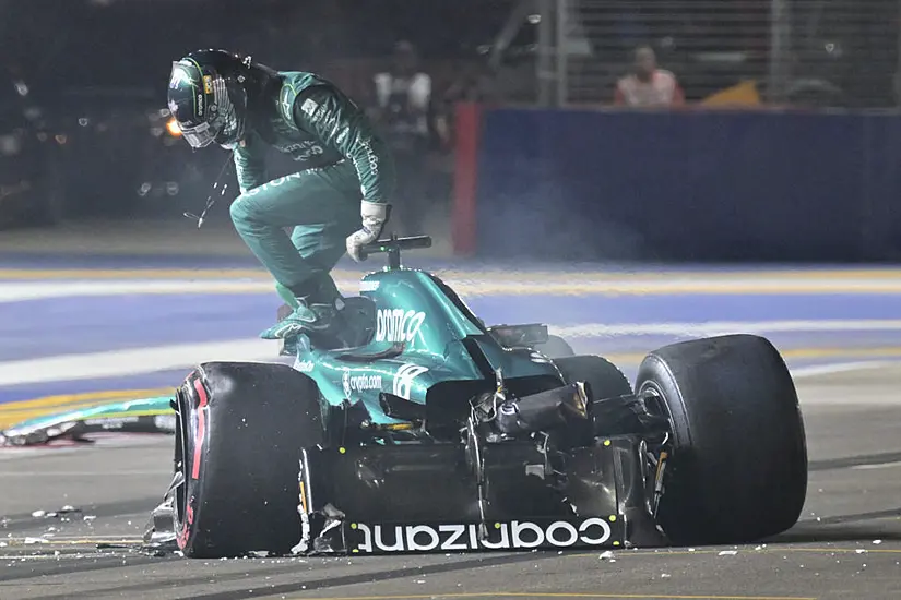 Lance Stroll Cleared To Race In Singapore After High-Speed Qualifying Crash