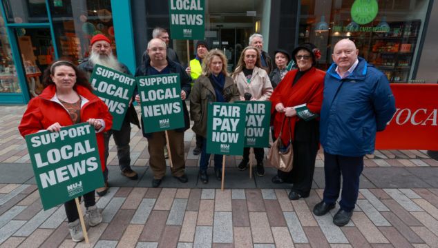 National World Journalists In Northern Ireland Join Strike Action