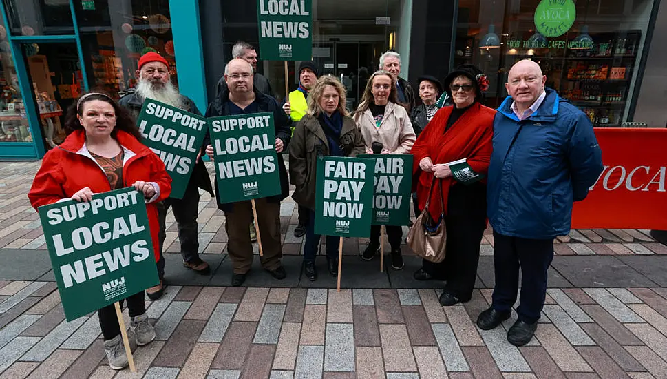 National World Journalists In Northern Ireland Join Strike Action