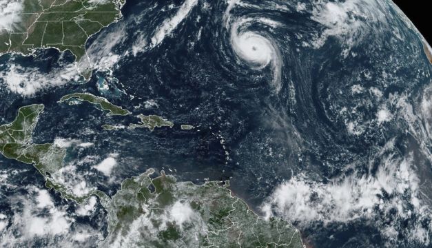 Hurricane Nigel Strengthens As It Moves Over Atlantic Towards Ireland