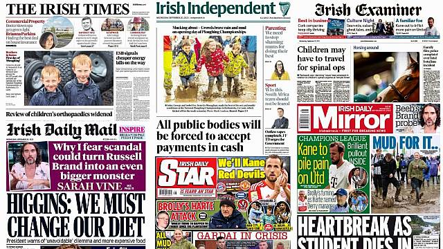 What The Papers Say: Wednesday's Front Pages