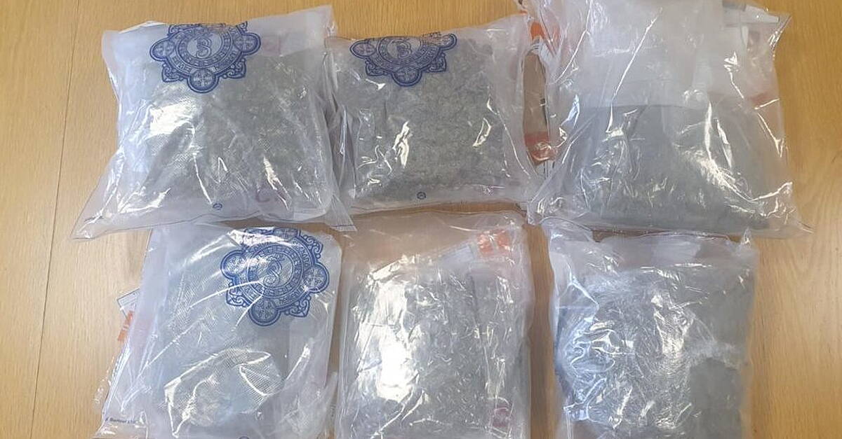 Two men arrested in Laois after seizure of drugs worth over €60,000