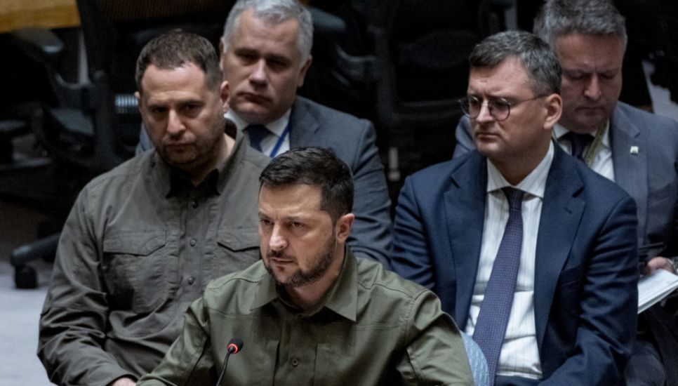 Zelenskiy Denounces Russia As 'A Terrorist Stat'  At Un Security Council Meeting