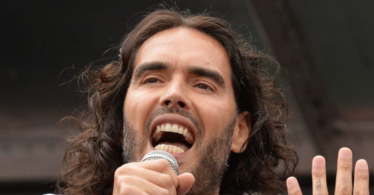 BBC looking at claim Russell Brand flashed woman and laughed about it on air