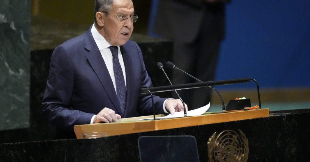 Le ministre russe s’en prend à l’Occident mais mentionne à peine l’Ukraine dans son discours à l’ONU