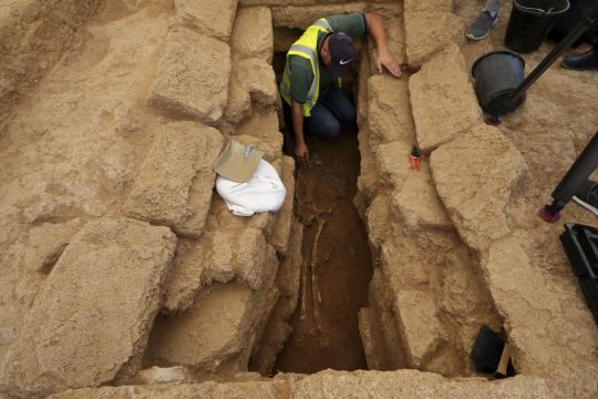 Archaeologists Find Largest Cemetery Discovered In Gaza And Rare Lead Sarcophogi