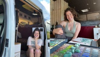 Ireland-Loving Artist’s Three-Week Van Trip Becomes Permanent Life In ‘Studio On Wheels’