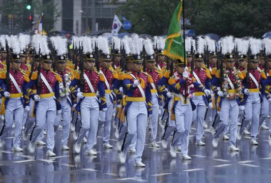South Korea Parades Troops And Powerful Weapons In Armed Forces Day Ceremony