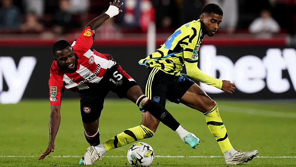 Reiss Nelson Helps Arsenal Edge Past Brentford In Carabao Cup