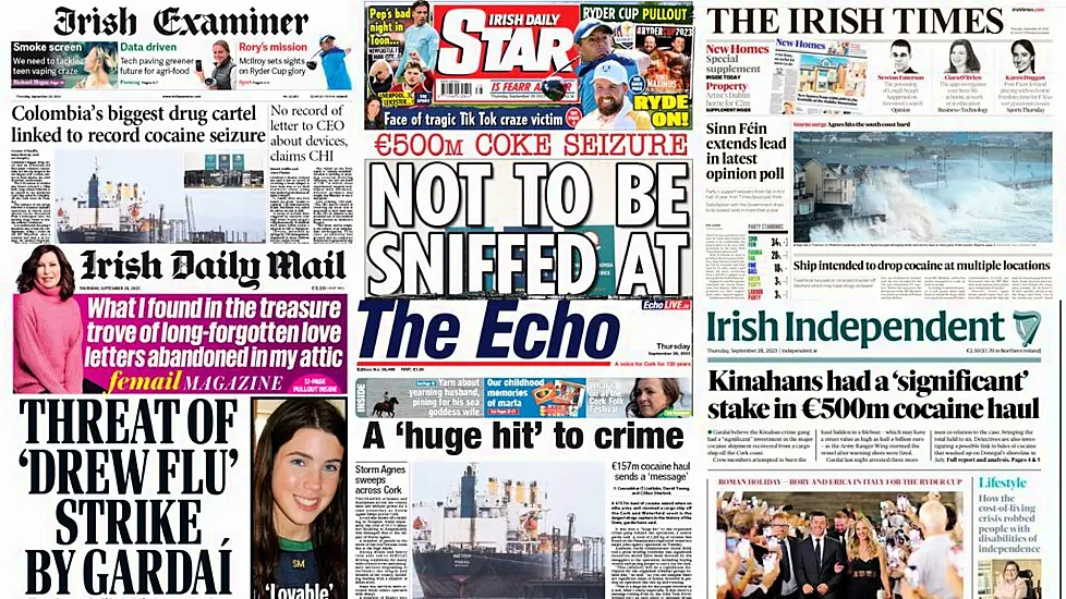 What The Papers Say: Thursday's Front Pages