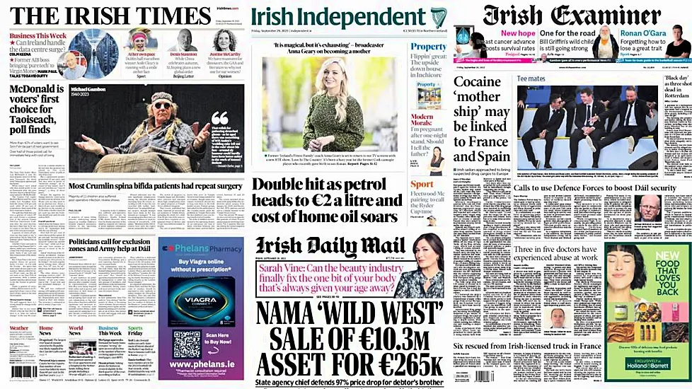 What The Papers Say: Friday's Front Pages